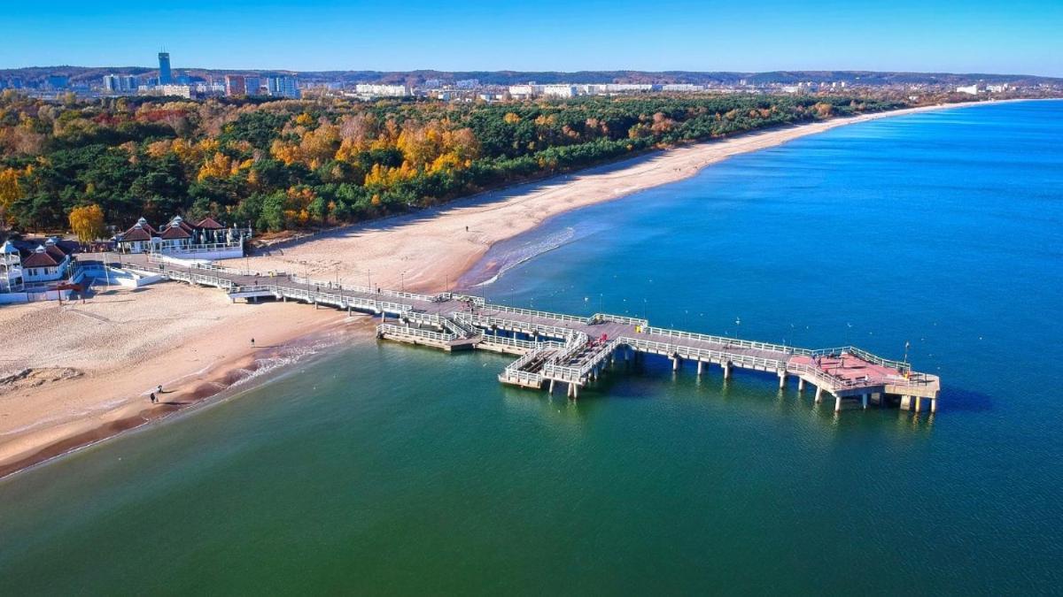Wera - Klimatyczny Apartament 300 M Od Plazy Brzezno - Azw Gdańsk Exteriör bild